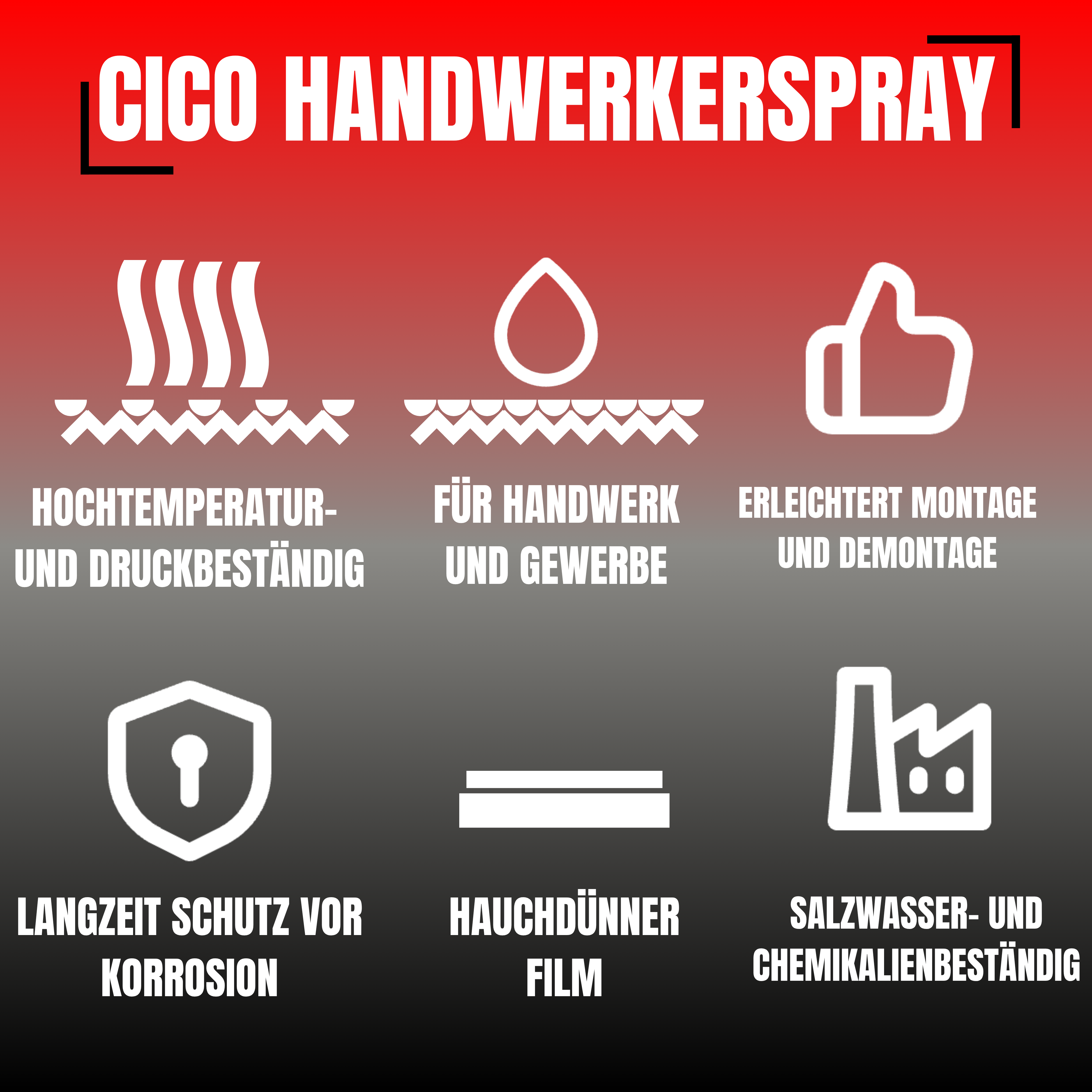 CICO Handwerkerspray - Grau