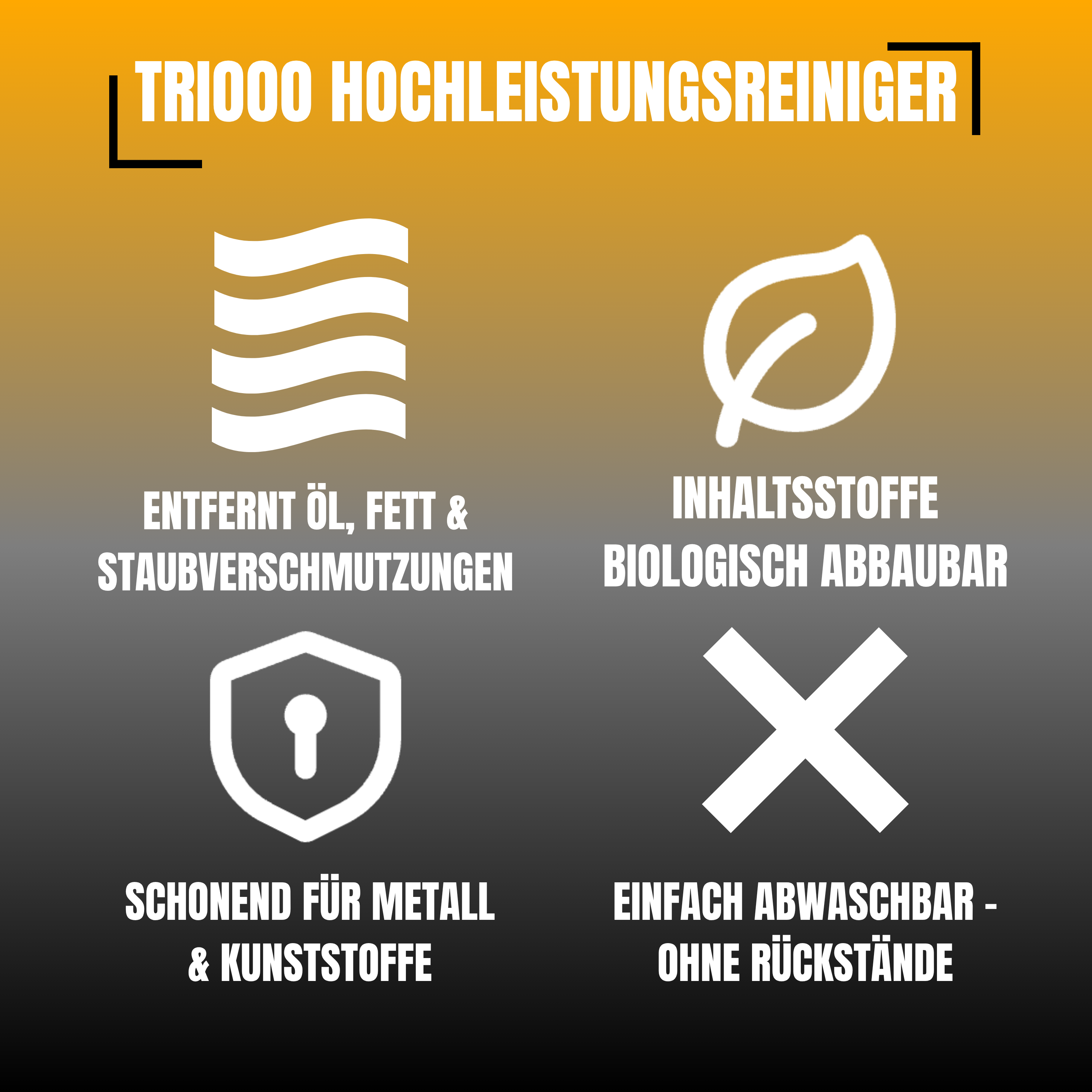 TRiooo Hochleistungsreiniger